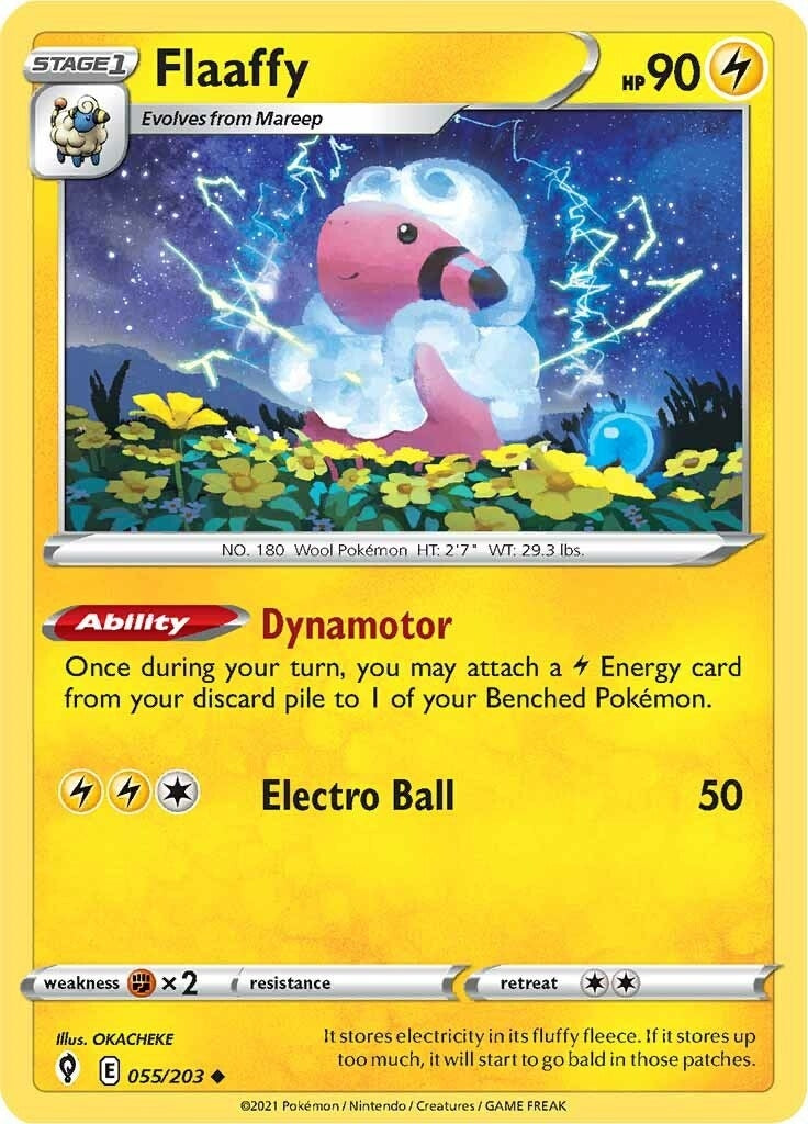 Image for Flaaffy (055/203) (SWSH07) - Pokemon