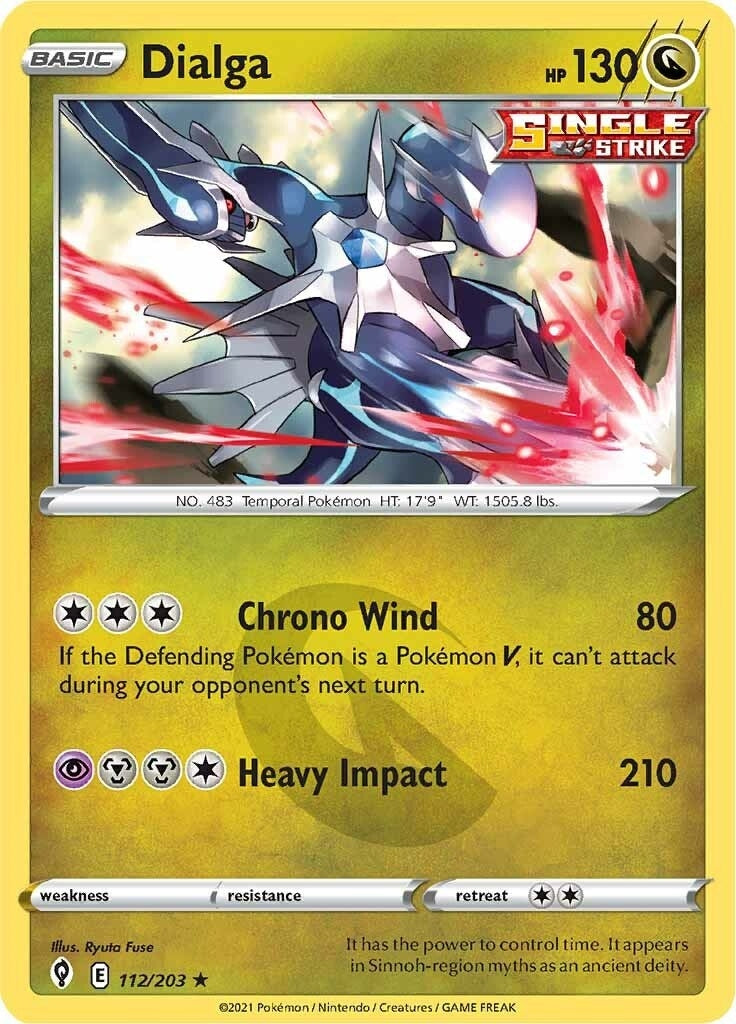 Image for Dialga (112/203) (SWSH07) - Pokemon