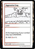 Image for Aggressive Crag (No PW Symbol) (Mystery Booster: Convention Edition Exclusives) - Magic: The Gathering