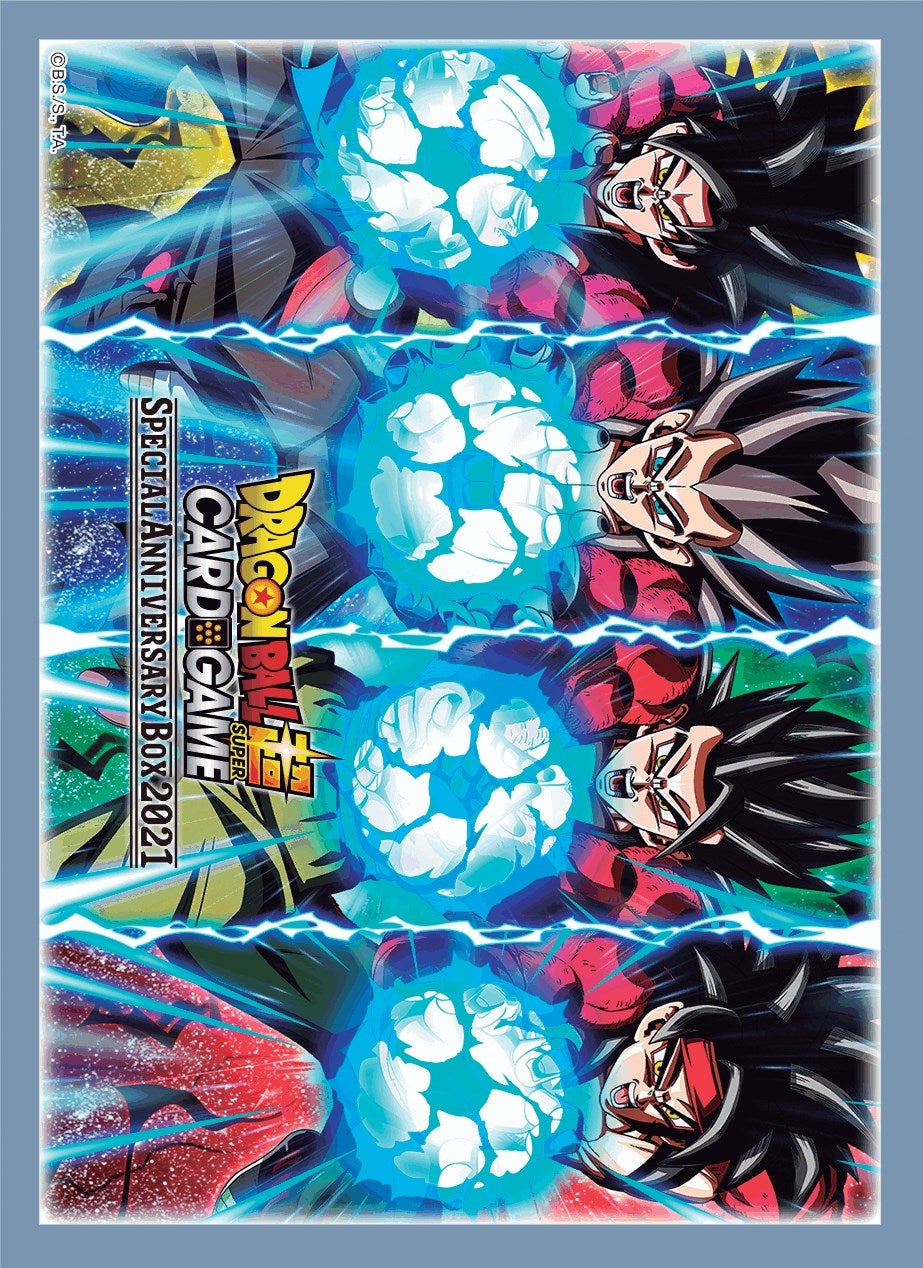 Image for Dragon Ball Super CCG: Special Anniversary Box 2021 Card Sleeves - SS4 Saiyans (66-Pack) - Card Sleeves