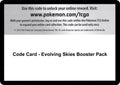 Image for Code Card - Evolving Skies Booster Pack (SWSH07) - Pokemon