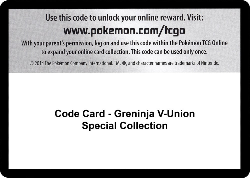 Image for Code Card - Greninja V-UNION Special Collection (SWSH07) - Pokemon