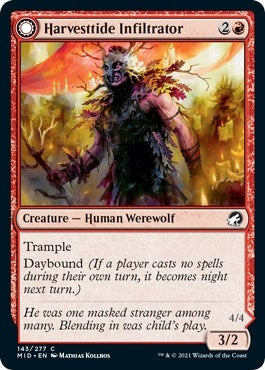 Image for Harvesttide Infiltrator (143) (Innistrad: Midnight Hunt) - Magic: The Gathering