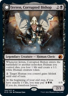 Image for Jerren, Corrupted Bishop (109) (Innistrad: Midnight Hunt) - Magic: The Gathering