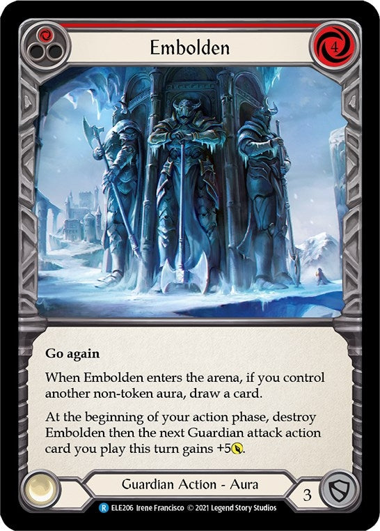 Image for Embolden (Red) (ELE206) (Tales of Aria) - Flesh and Blood TCG