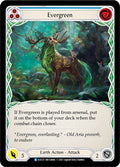 Image for Evergreen (Blue) (ELE121) (Tales of Aria) - Flesh and Blood TCG