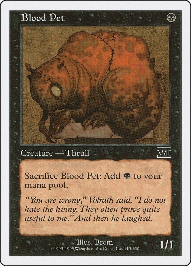 Image for Blood Pet (115) (Classic Sixth Edition) - Magic: The Gathering