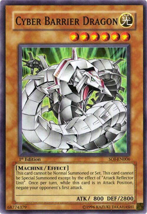 Image for Cyber Barrier Dragon (SOI-EN006) (SOI) - YuGiOh