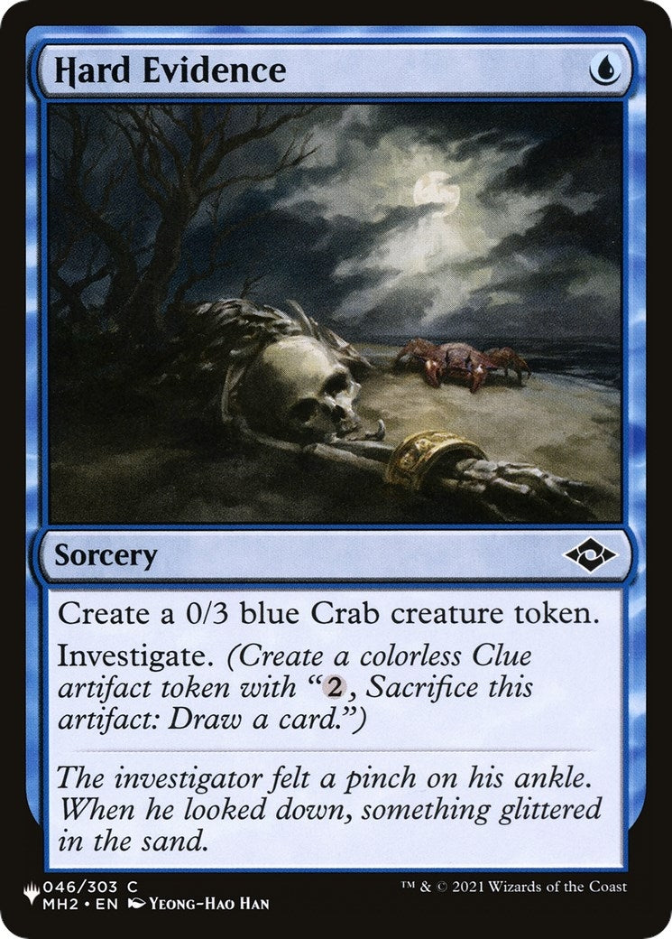Image for Hard Evidence (046/303) (The List Reprints) - Magic: The Gathering