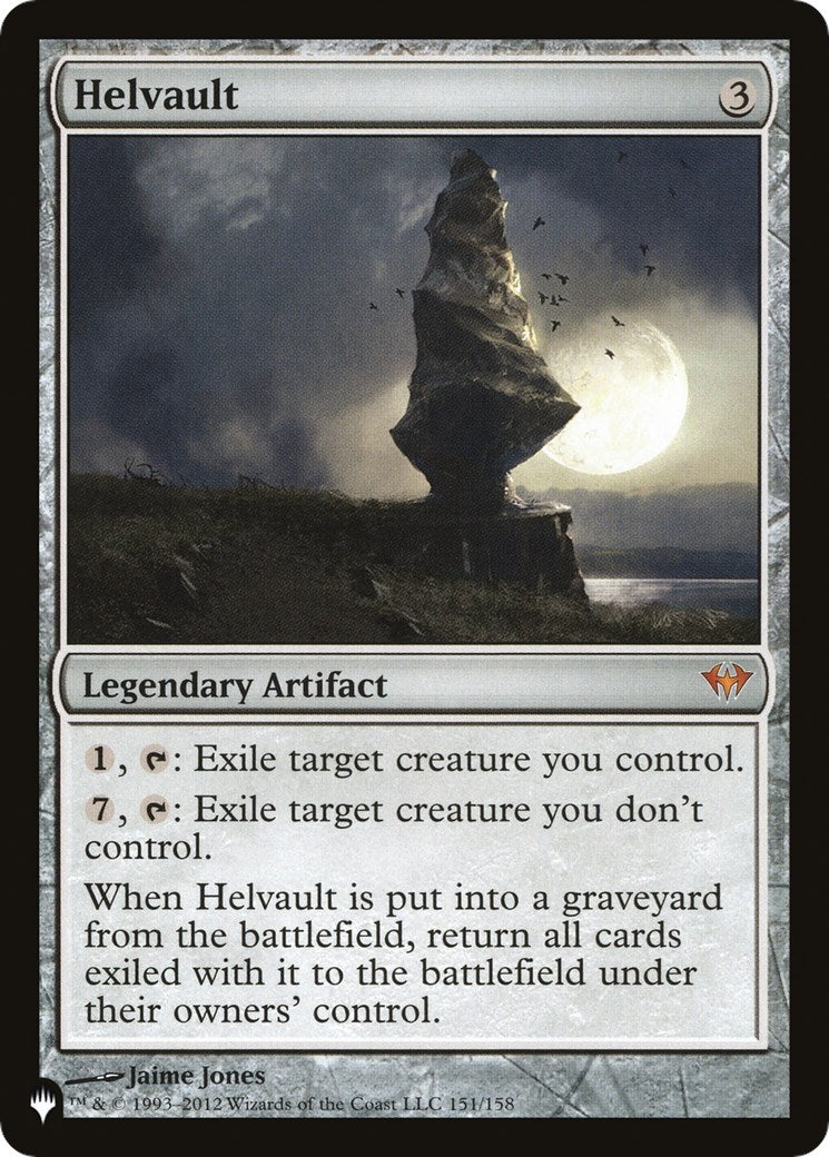 Image for Helvault (151/158) (The List Reprints) - Magic: The Gathering