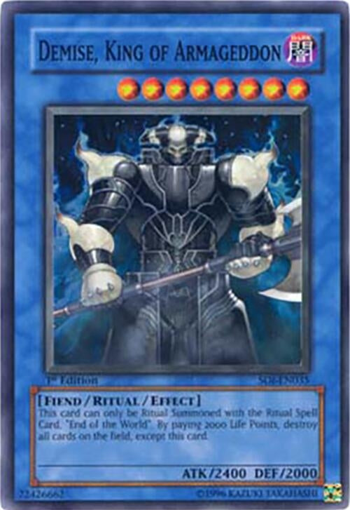 Image for Demise, King of Armageddon (SOI-EN035) (SOI) - YuGiOh