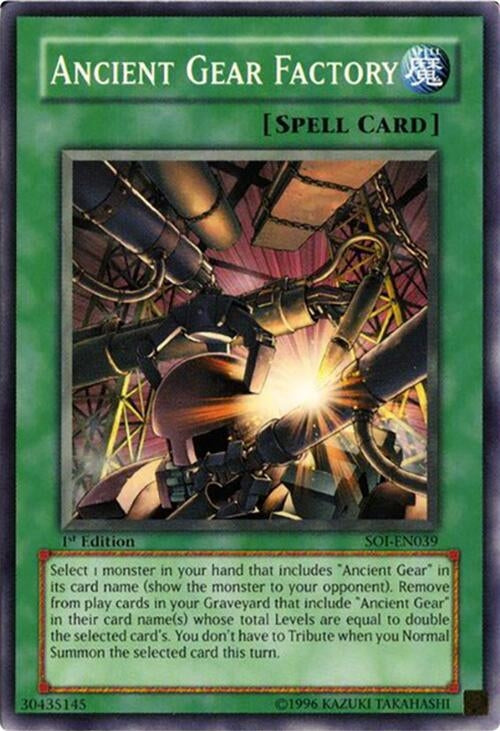 Image for Ancient Gear Factory (SOI-EN039) (SOI) - YuGiOh