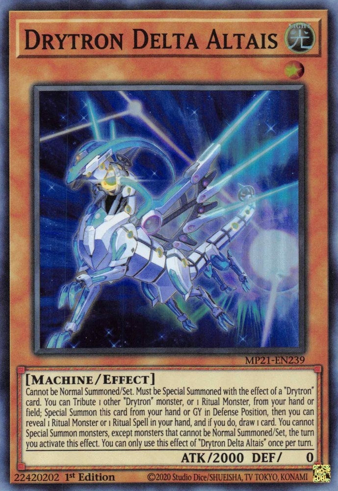 Image for Drytron Delta Altais (MP21-EN239) (MP21) - YuGiOh