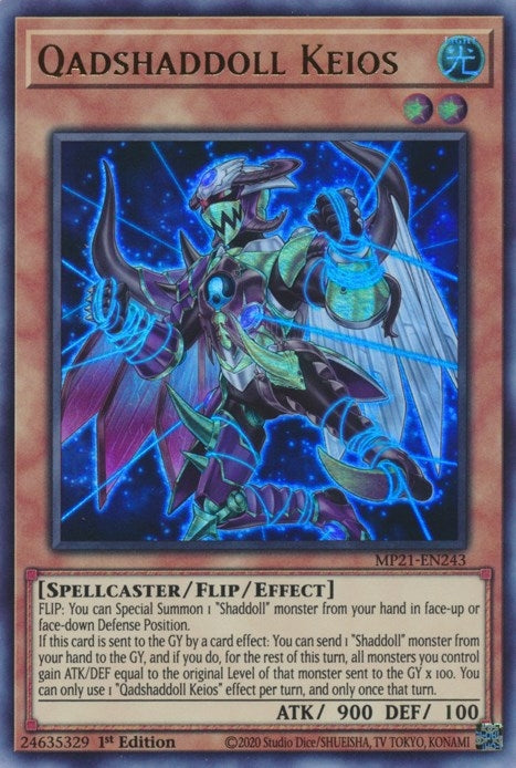 Image for Qadshaddoll Keios (MP21-EN243) (MP21) - YuGiOh