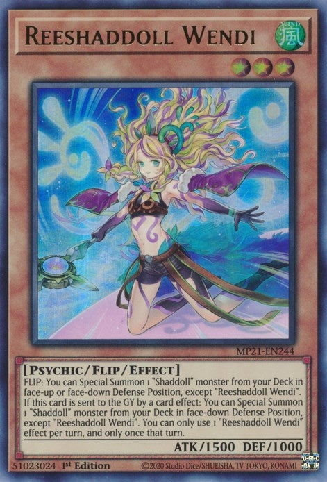 Image for Reeshaddoll Wendi (MP21-EN244) (MP21) - YuGiOh
