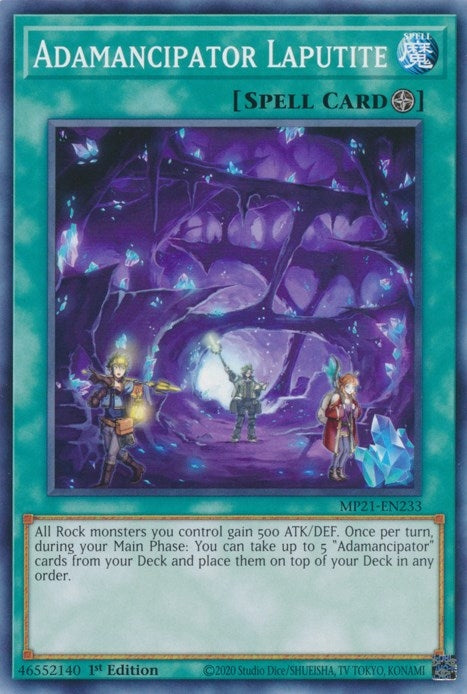 Image for Adamancipator Laputite (MP21-EN233) (MP21) - YuGiOh