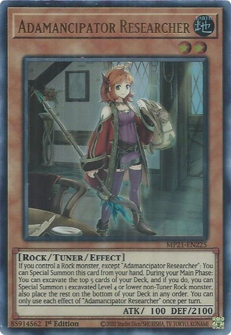Image for Adamancipator Researcher (MP21-EN225) (MP21) - YuGiOh
