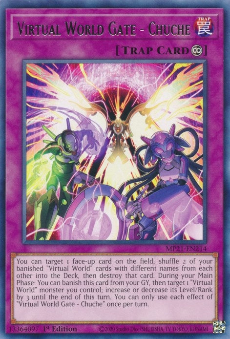 Image for Virtual World Gate - Chuche (MP21-EN214) (MP21) - YuGiOh