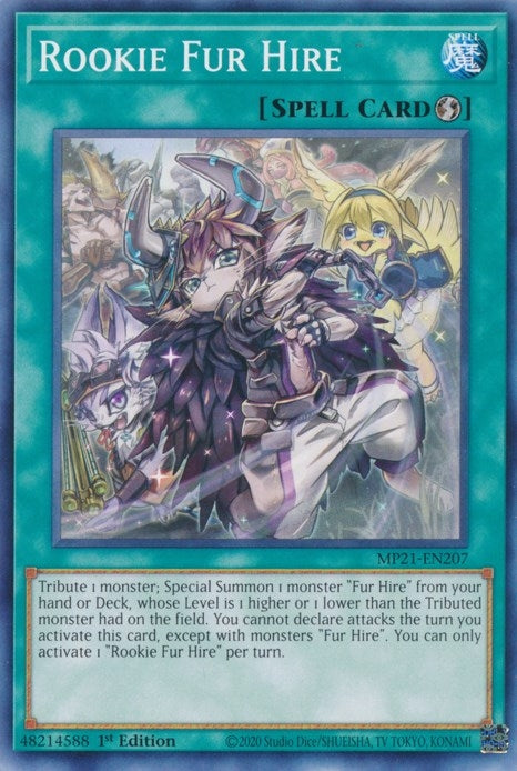Image for Rookie Fur Hire (MP21-EN207) (MP21) - YuGiOh