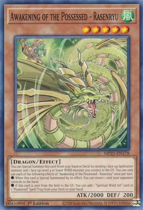 Image for Awakening of the Possessed - Rasenryu (MP21-EN178) (MP21) - YuGiOh