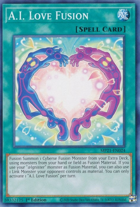 Image for A.I. Love Fusion (MP21-EN024) (MP21) - YuGiOh