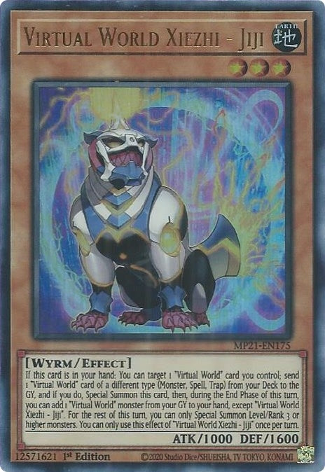 Image for Virtual World Xiezhi - Jiji (MP21-EN175) (MP21) - YuGiOh
