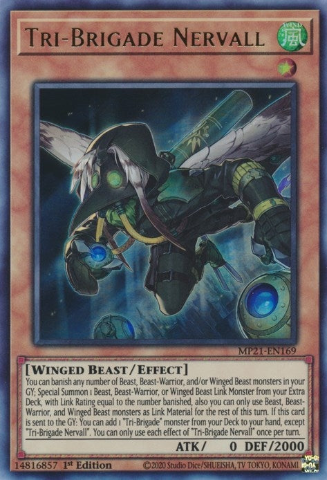 Image for Tri-Brigade Nervall (MP21-EN169) (MP21) - YuGiOh