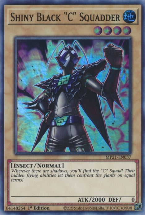 Image for Shiny Black "C" Squadder (MP21-EN037) (MP21) - YuGiOh