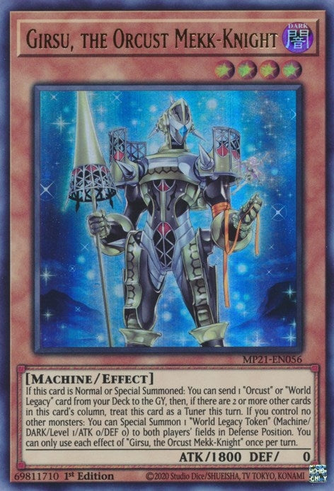 Image for Girsu, the Orcust Mekk-Knight (MP21-EN056) (MP21) - YuGiOh