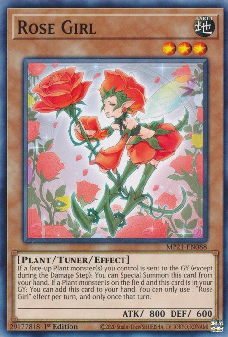 Image for Rose Girl (MP21-EN088) (MP21) - YuGiOh