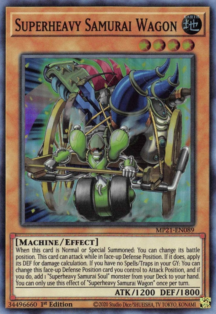 Image for Superheavy Samurai Wagon (MP21-EN089) (MP21) - YuGiOh