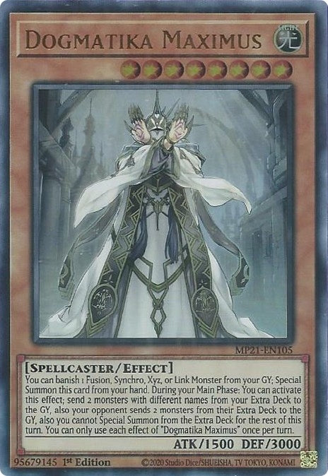 Image for Dogmatika Maximus (MP21-EN105) (MP21) - YuGiOh