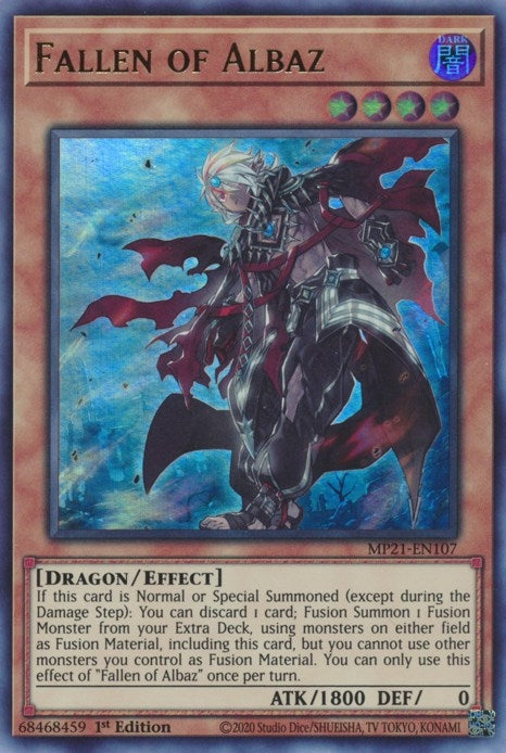 Image for Fallen of Albaz (MP21-EN107) (MP21) - YuGiOh