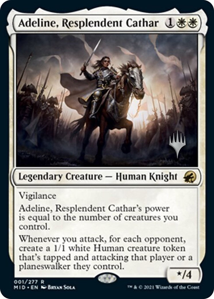 Image for Adeline, Resplendent Cathar (1) (Innistrad: Midnight Hunt) - Magic: The Gathering