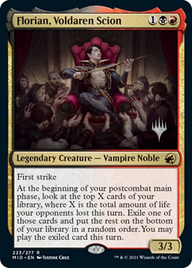 Image for Florian, Voldaren Scion (223) (Innistrad: Midnight Hunt) - Magic: The Gathering