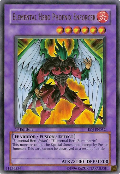 Image for Elemental Hero Phoenix Enforcer (EOJ-EN032) (EOJ) - YuGiOh