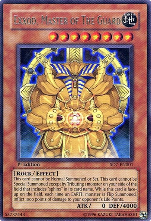 Image for Exxod, Master of the Guard (SD7-EN001) - YuGiOh