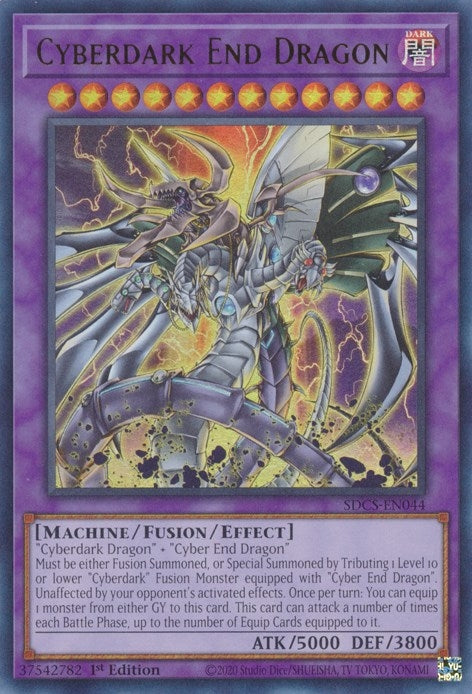 Image for Cyberdark End Dragon (SDCS-EN044) (SDCS) - YuGiOh