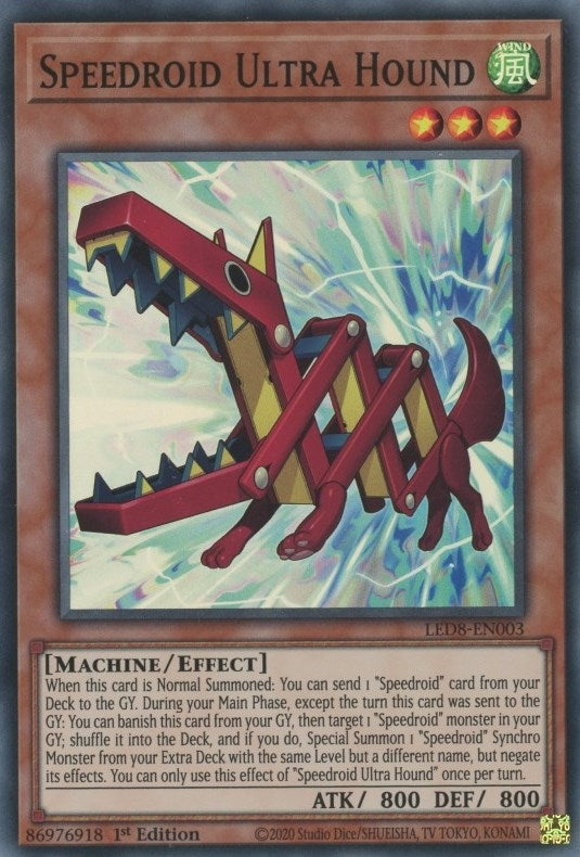 Image for Speedroid Ultra Hound (LED8-EN003) (LED8) - YuGiOh