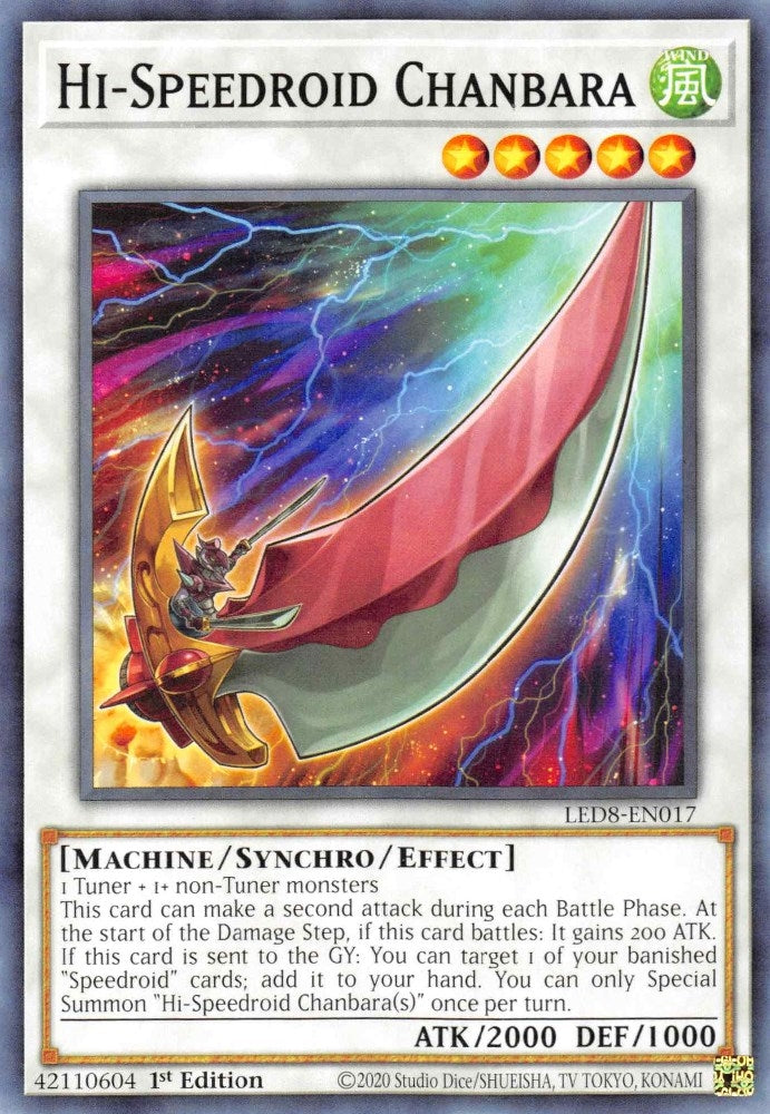 Image for Hi-Speedroid Chanbara (LED8-EN017) (LED8) - YuGiOh