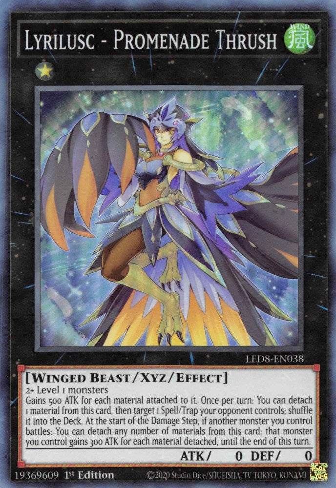 Image for Lyrilusc - Promenade Thrush (LED8-EN038) (LED8) - YuGiOh