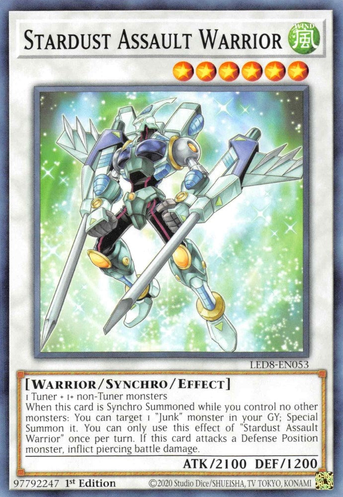 Image for Stardust Assault Warrior (LED8-EN053) (LED8) - YuGiOh