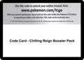 Image for Code Card - Chilling Reign Booster Pack (SWSH06) - Pokemon