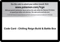 Image for Code Card - Chilling Reign Build & Battle Box (SWSH06) - Pokemon