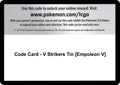 Image for Code Card - V Strikers Tin [Empoleon V] (SWSH05) - Pokemon