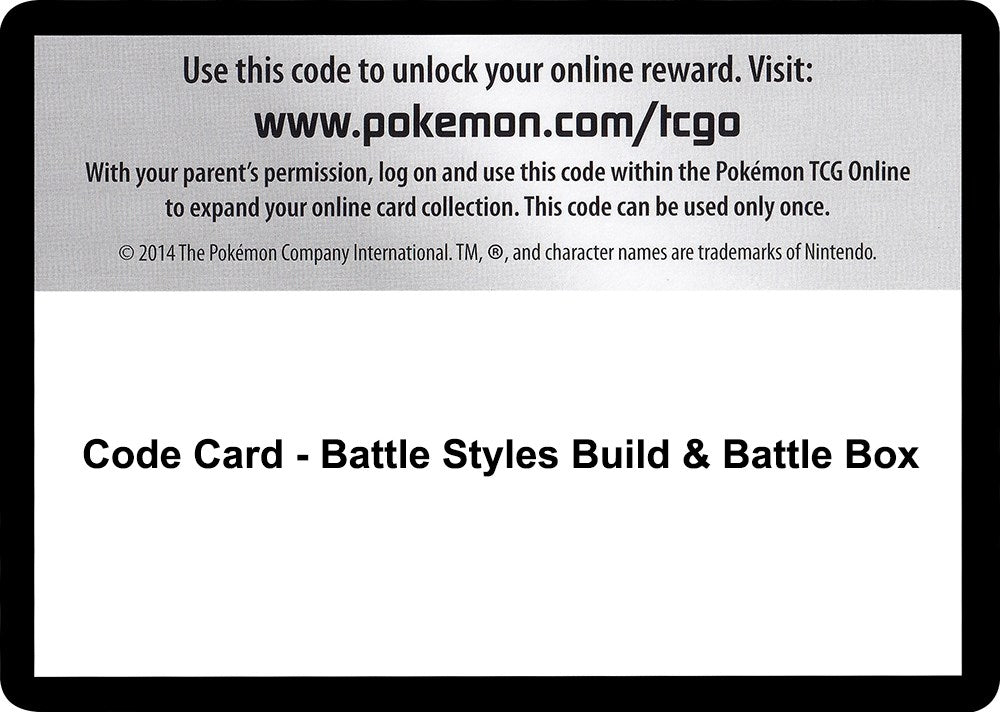 Image for Code Card - Battle Styles Build & Battle Box (SWSH05) - Pokemon