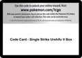 Image for Code Card - Single Strike Urshifu V Box (SWSH05) - Pokemon