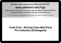 Image for Code Card - Shining Fates Mad Party Pin Collection [Polteageist] (SHF) - Pokemon