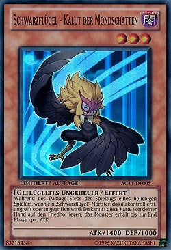 Image for Blackwing - Kalut the Moon Shadow (German) - "Schwarzflugel - Kalut der Mondschatten" (AC11-DE005) (AC11) - YuGiOh