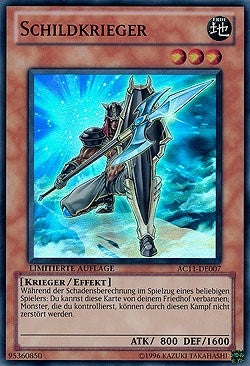 Image for Shield Warrior (German) - "Schildkrieger" (AC11-DE007) (AC11) - YuGiOh